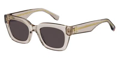 Tommy Hilfiger Th 2052/s Fwm/k2 Women's Sunglasses Brown Size 51 In Metallic