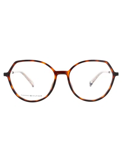 Tommy Hilfiger Th 2058 Eyeglasses In Havana - Demo