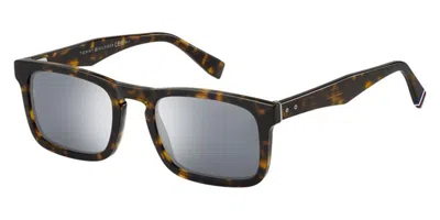 Tommy Hilfiger Th 2068/s 086/dc Men's Sunglasses Tortoiseshell Size 54 In Black