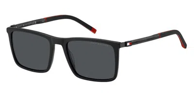Tommy Hilfiger Th 2077/s 003/ir Men's Sunglasses Black Size 55