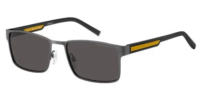 Tommy Hilfiger Th 2087/s Svk/ir Men's Sunglasses Silver Size 57