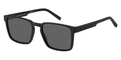 Tommy Hilfiger Th 2088/s 003/m9 Men's Sunglasses Black Size 55