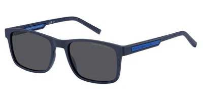 Tommy Hilfiger Th 2089/s Fll/ir Men's Sunglasses Blue Size 56