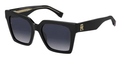 Tommy Hilfiger Th 2100/s 807/9o Women's Sunglasses Black Size 53 In Multi