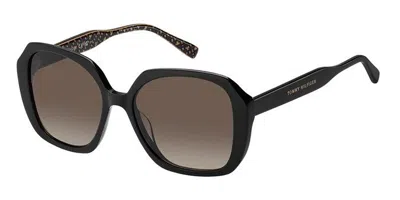 Tommy Hilfiger Th 2105/s 7yq/ha Women's Sunglasses Black Size 54