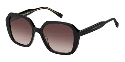 Tommy Hilfiger Th 2105/s 807/ha Women's Sunglasses Black Size 54 In Multi