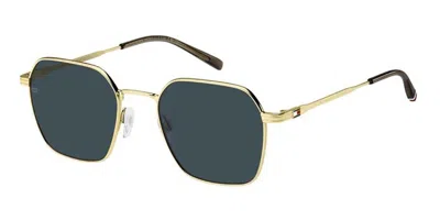 Tommy Hilfiger Th 2133/s J5g/ku Men's Sunglasses Gold Size 53