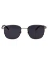 Tommy Hilfiger Dark Ruthenium Blue Stainless Steel Sunglasses In Black
