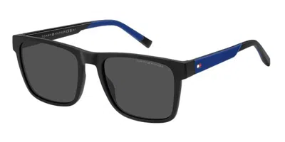 Tommy Hilfiger Th 2144/s D51/ir Men's Sunglasses Black Size 55