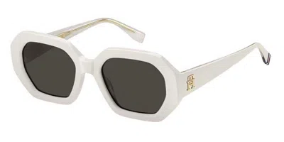 Tommy Hilfiger Th 2155/s Szj/ir Women's Sunglasses  Size 52 In Neutral