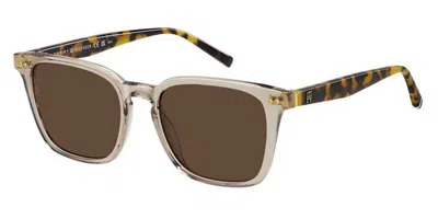 Tommy Hilfiger Th 2158/s 10a/70 Women's Sunglasses  Size 52 In Brown