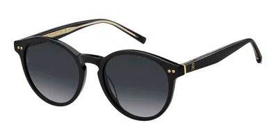 Tommy Hilfiger Th 2159/s 807/9o Women's Sunglasses  Size 52 In Black
