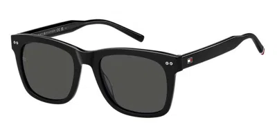 Tommy Hilfiger Th 2184/s 807/ir Men's Sunglasses Black Size 52