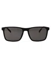 Tommy Hilfiger Black Eco Polyamide Sunglasses In Brown