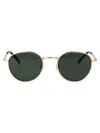 Tommy Hilfiger Gold Stainless Steel Sunglasses In Green