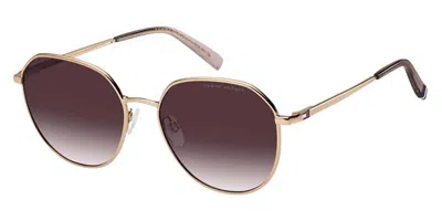 Tommy Hilfiger Th 2218/s Ddb/3x Women's Sunglasses Gold Size 57 In Neutral