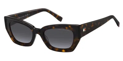 Tommy Hilfiger Th 2254/s 086/gb Women's Sunglasses Tortoiseshell Size 51 In Brown