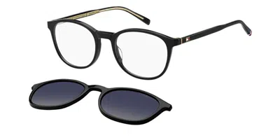 Tommy Hilfiger Th 2268/c With Clip-on 807/z7 Men's Glasses Black Size 51 - Free Lenses - Blue Light Block Available