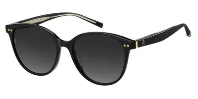 Tommy Hilfiger Th 2289/s 807/9o Women's Sunglasses Black Size 53