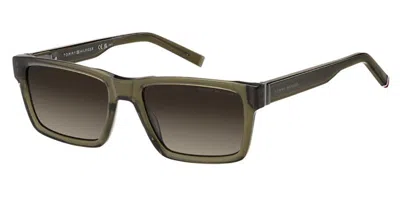 Tommy Hilfiger Th 2309/s 09q/ha Men's Sunglasses Green Size 55