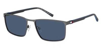 Tommy Hilfiger Th 2319/s R80/ku Men's Sunglasses Grey Size 59 In Gray
