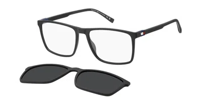 Tommy Hilfiger Th 2320/c With Clip-on Men's Glasses, Black, Size 56