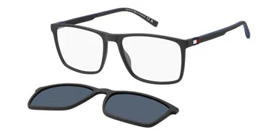 Tommy Hilfiger Th 2320/c With Clip-on Men's Glasses, Black, Size 56