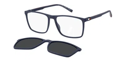 Tommy Hilfiger Th 2320/c With Clip-on Men's Glasses, Blue, Size 56
