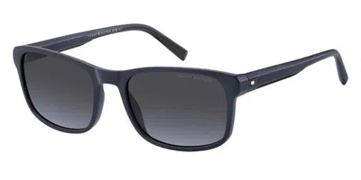 Tommy Hilfiger Th 2325/s Pjp/gb Men's Sunglasses Blue Size 56