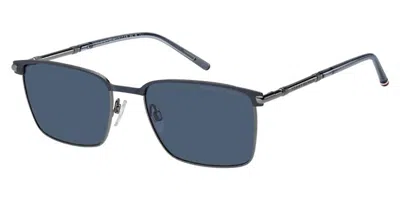 Tommy Hilfiger Th 2329/s Dty/ku Men's Sunglasses Blue Size 57