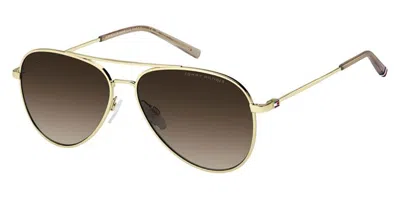 Tommy Hilfiger Th 2336/s J5g/ha Men's Sunglasses Gold Size 58