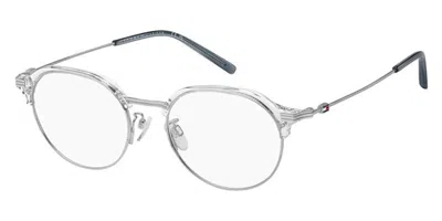 Tommy Hilfiger Th 2358/f Asian Fit Hkt Men's Glasses Silver Size 53 - Free Lenses - Blue Light Block Available In Burgundy