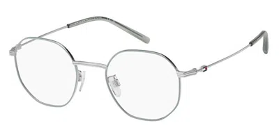 Tommy Hilfiger Th 2359/f Asian Fit Vgv Men's Glasses Silver Size 51 - Free Lenses - Blue Light Block Available In Gray