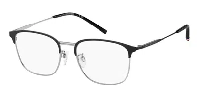 Tommy Hilfiger Th 2361/f Asian Fit Bsc Men's Glasses Black Size 54 - Free Lenses - Blue Light Block Available In Gray