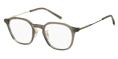 Tommy Hilfiger Th 2362/f Asian Fit 10a Men's Glasses Brown Size 50 - Free Lenses - Blue Light Block Available In Green
