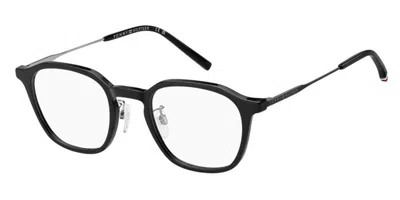 Tommy Hilfiger Th 2362/f Asian Fit 807 Men's Glasses Black Size 50 - Free Lenses - Blue Light Block Available In Brown