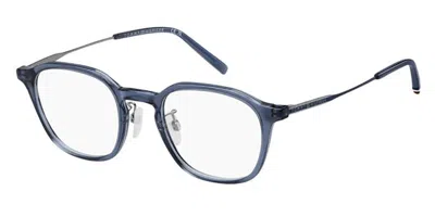 Tommy Hilfiger Th 2362/f Asian Fit Pjp Men's Glasses Blue Size 50 - Free Lenses - Blue Light Block Available In Burgundy