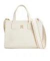 Tommy Hilfiger Th City Small Letter Tote Bag In White