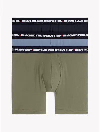 Tommy Hilfiger Th Comfort+ Boxer Brief 3 In Green Stone