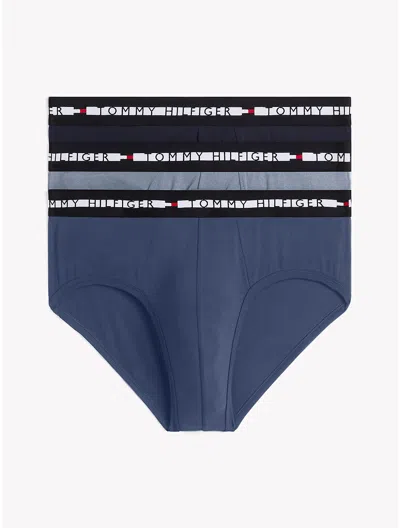 Tommy Hilfiger Th Comfort+ Brief 3 In Vintage Blue