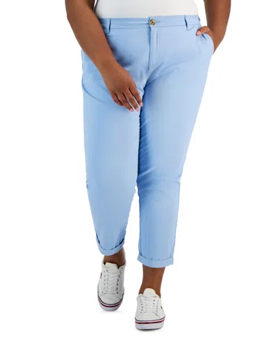 Tommy Hilfiger Th Flex Plus Size Hampton Chino Pants In Breeze