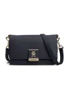 Tommy Hilfiger Th Her Crossover Corp. Bag In Nero