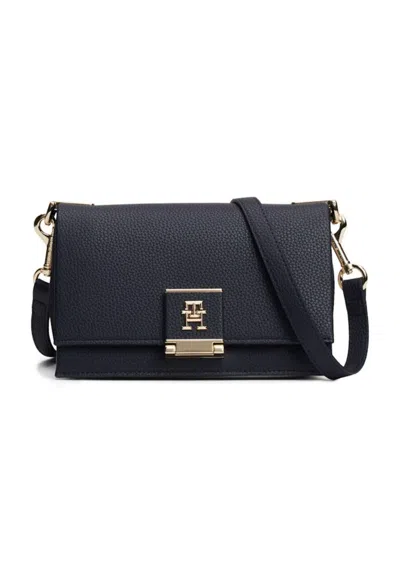Tommy Hilfiger Th Her Crossover Corp. Bag In Nero