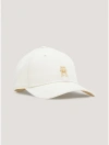 Tommy Hilfiger Th Logo Baseball Cap In Vanilla