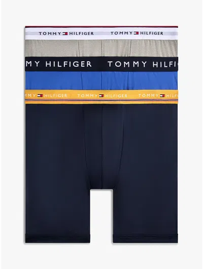 Tommy Hilfiger Th Micro Classics Boxer Brief 3 In Blue