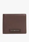 Tommy Hilfiger Th Monogram Cc And Coin In Brown
