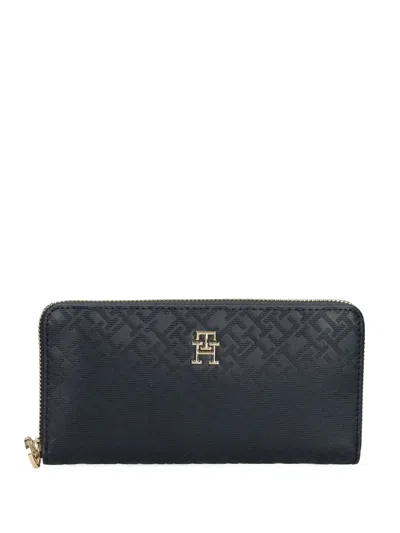 Tommy Hilfiger Th Monogram Logo-plaque Zip-around Wallet