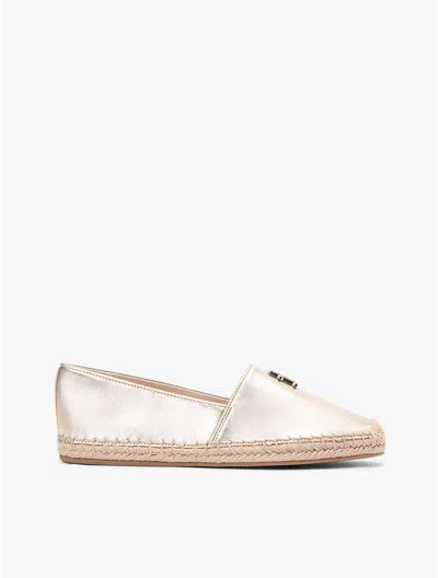 Tommy Hilfiger Th Monogram Metallic Leather Espadrille In Multi