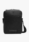 Tommy Hilfiger Th Monogram Mini Reporter In Black