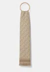 Tommy Hilfiger Th Monoplay Jacquard Scarf In Neutral